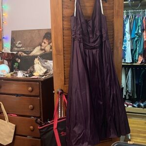 David's Bridal Elegant Plum/eggplant formal dress